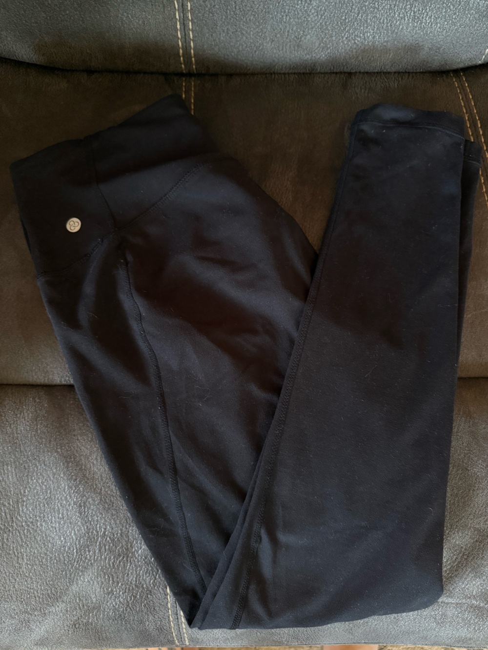 Zella Black High-Rise Performance Leggings with Logo